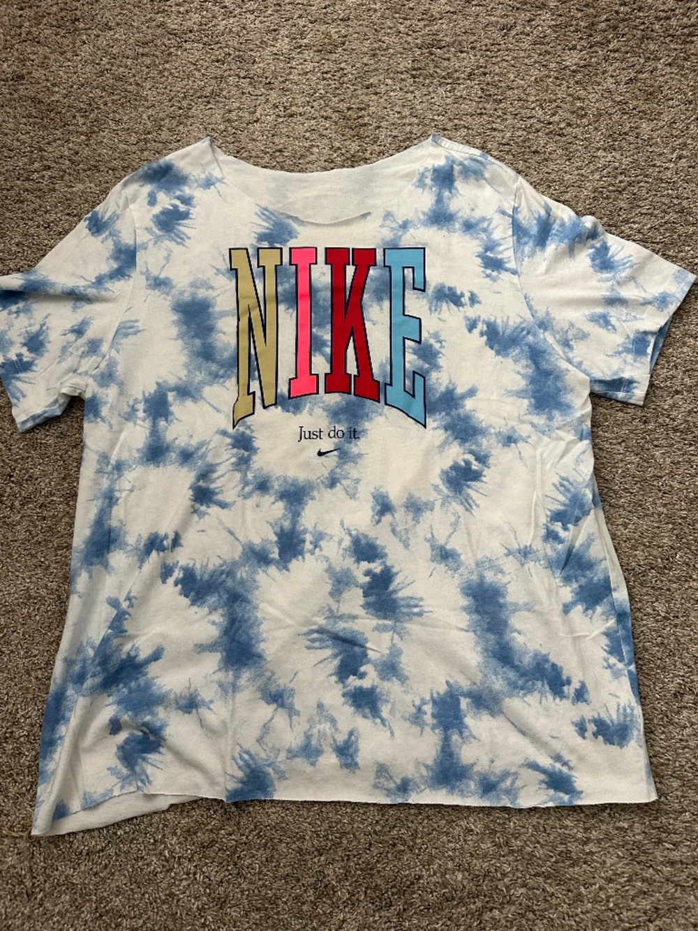 Nike Mens World Peace Tie Dye T-shirt